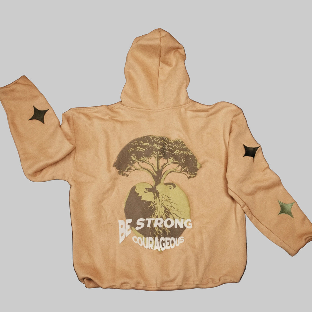 BROWN VINTAGE JOSHUA 1:9 JACKET