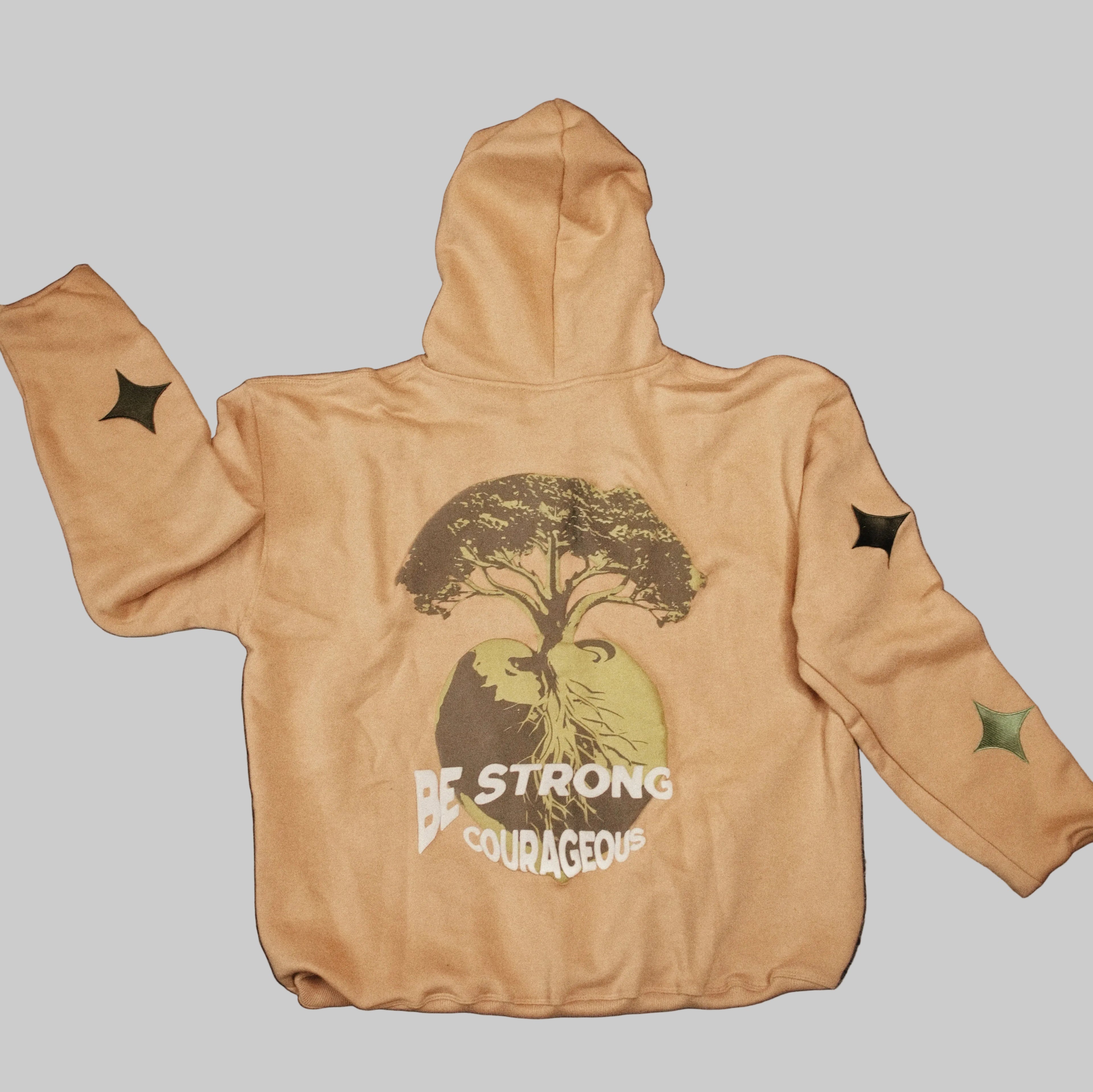 BROWN VINTAGE JOSHUA 1:9 JACKET