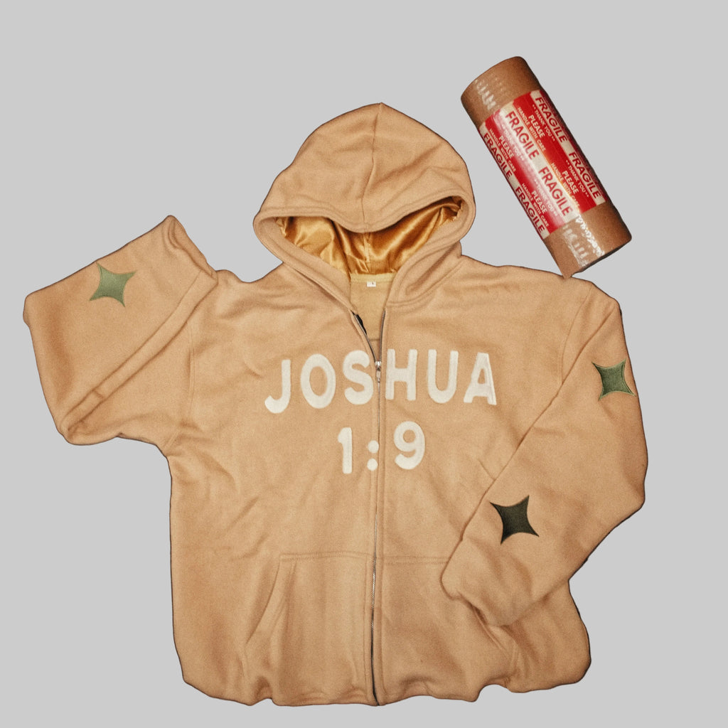 BROWN VINTAGE JOSHUA 1:9 JACKET